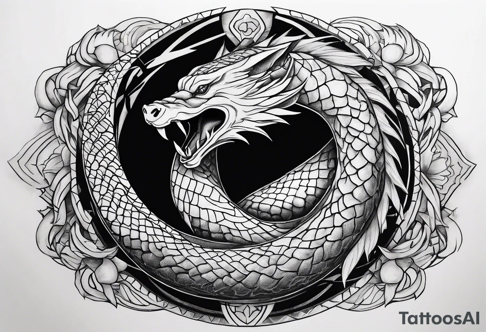 ouroboros tattoo idea