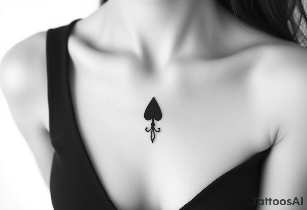 spade tattoo idea