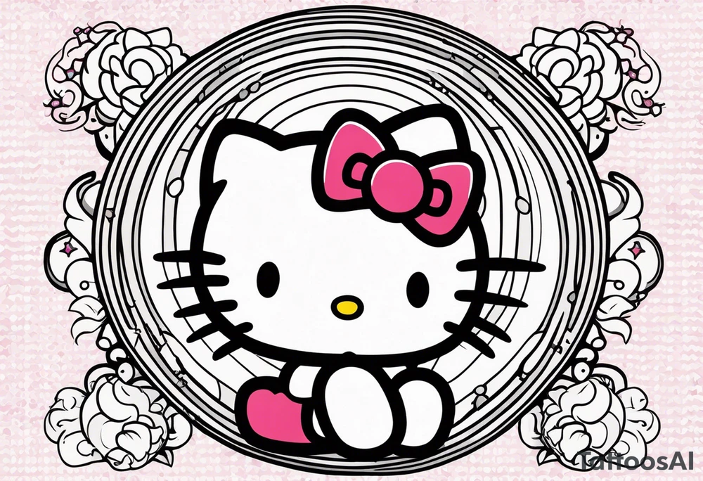 Hello kitty tattoo idea