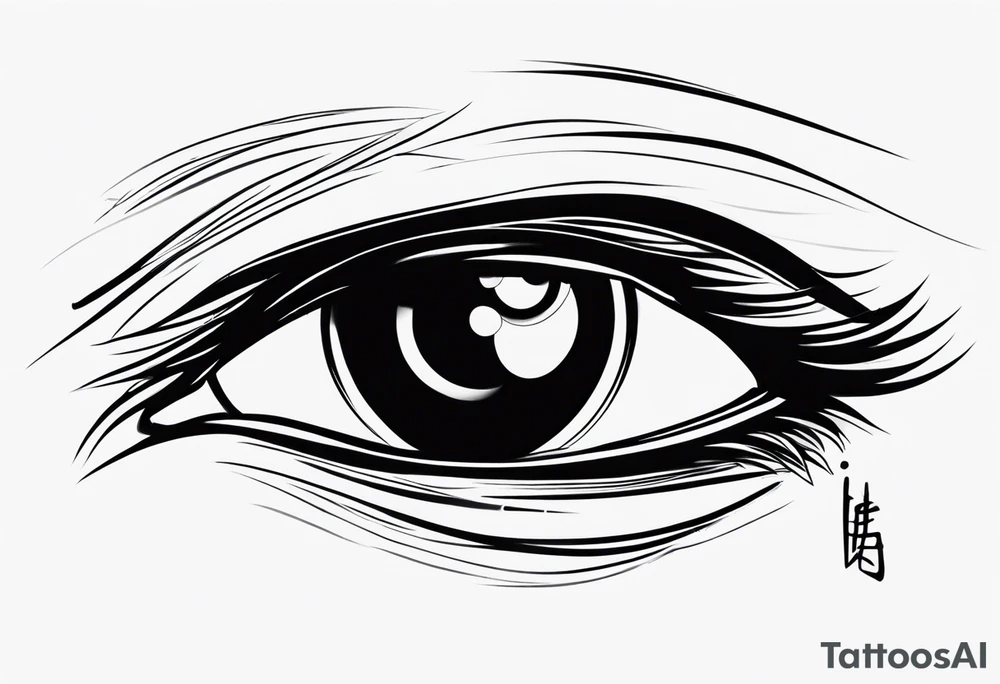 Eye from no longer human osamu dazai tattoo idea