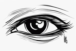 Eye from no longer human osamu dazai tattoo idea