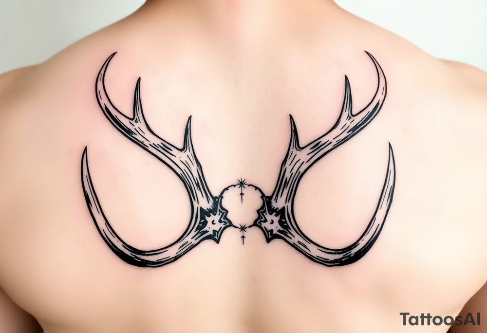 elk antler sheds tattoo idea