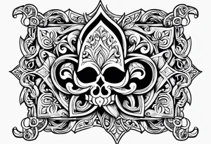 Fleur de lys celtique tattoo idea