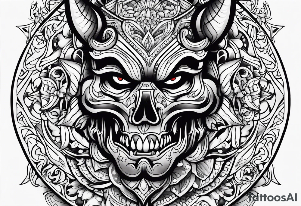 mexican devil tattoo tattoo idea