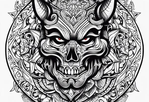 mexican devil tattoo tattoo idea