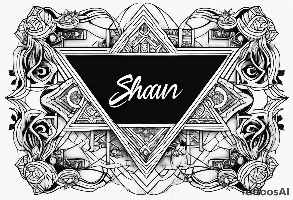 Husband name Shan tattoo idea