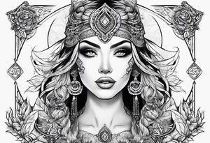 Resilience and force shoulder tattoo idea