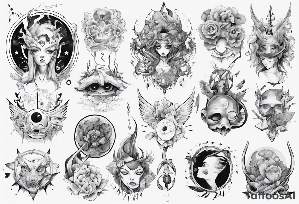 anime tattoo idea