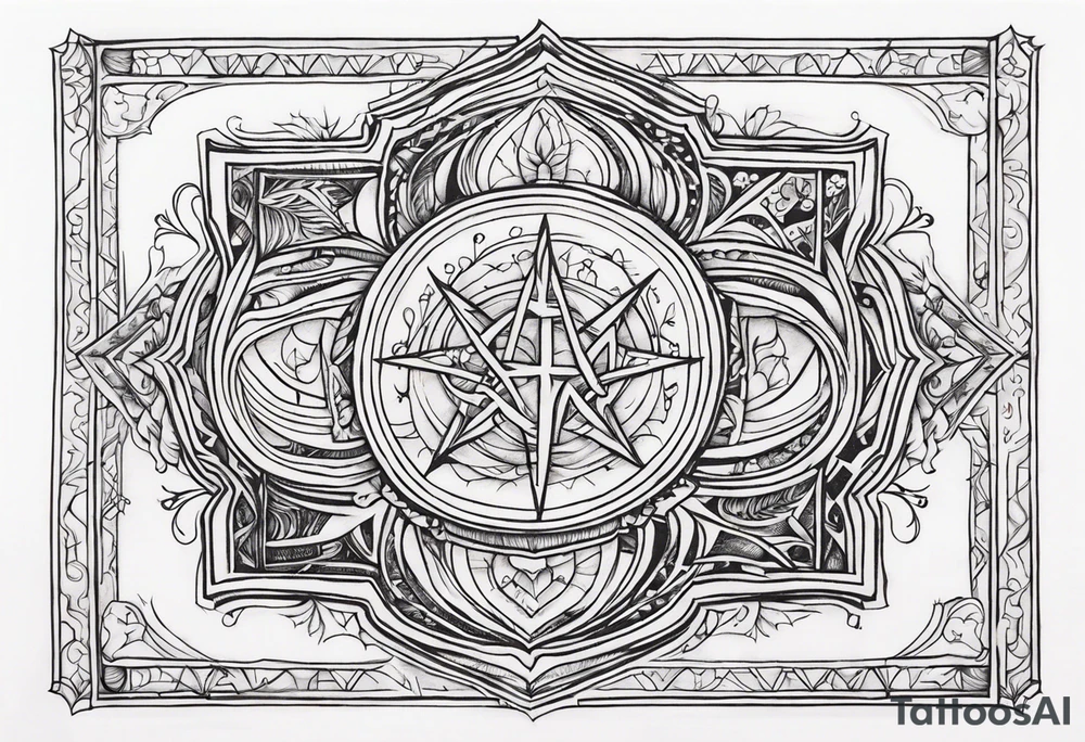spell book tattoo idea