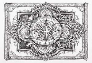spell book tattoo idea