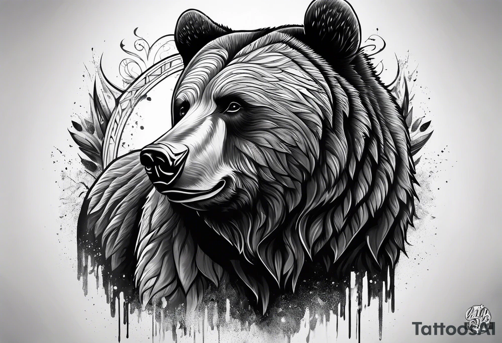 Grizzle Bear tattoo idea