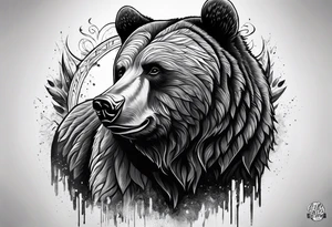 Grizzle Bear tattoo idea