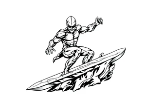 Silver Surfer tattoo idea
