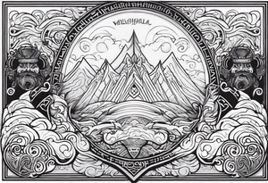 Valhalla fog gods tattoo idea