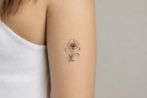 A flower tattoo idea