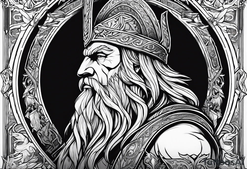 odin zeus tattoo idea