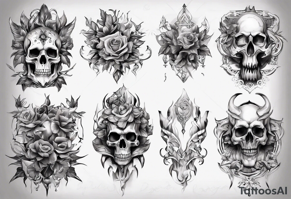 Тату рукав мужской tattoo idea