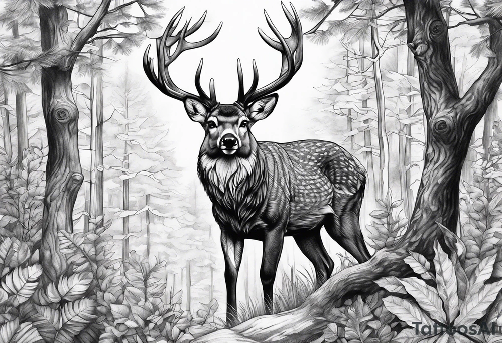 Woodland tattoo idea