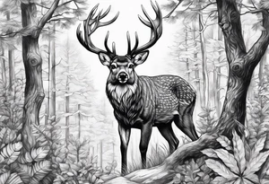 Woodland tattoo idea