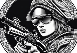 Minuteman with rifle tattoo idea