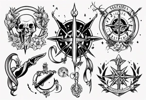saggitarius sign tattoo idea