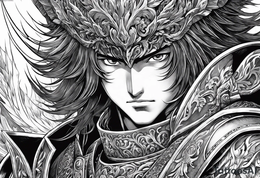 Gaiseric from the manga Berserk by Kentaro Miura tattoo idea