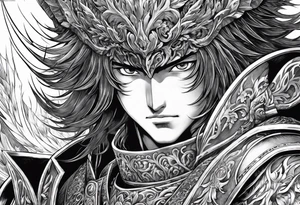 Gaiseric from the manga Berserk by Kentaro Miura tattoo idea