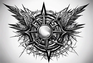 Simple barbed wire tattoo idea