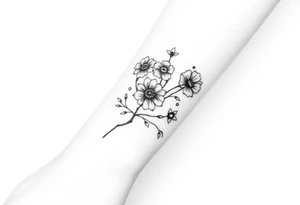 Poetry ink and pen tattoo idea