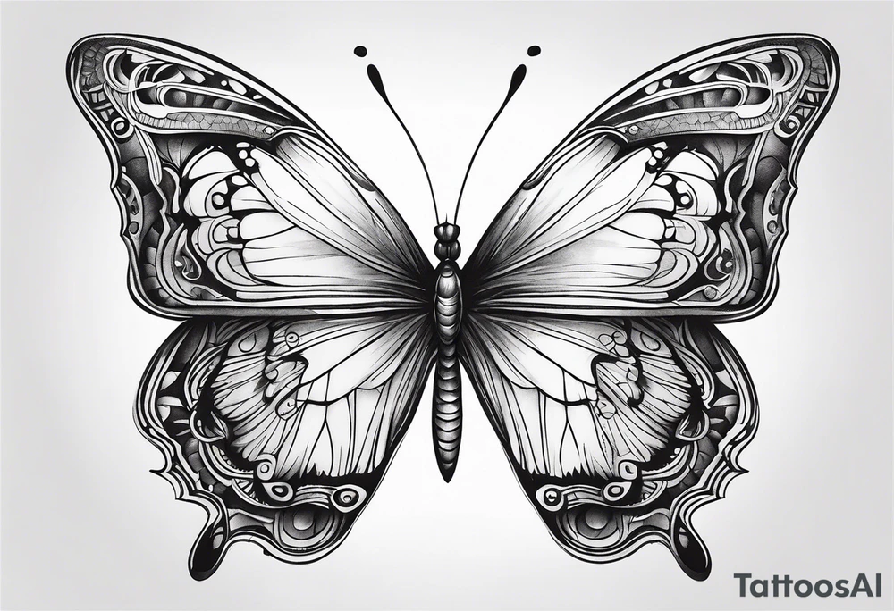 Butterfly tattoo idea