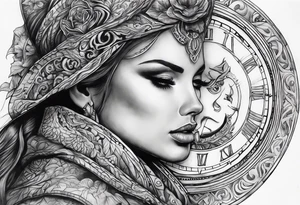 Time is lost tattoo idea