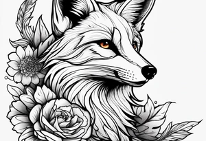 Fox landing tattoo idea