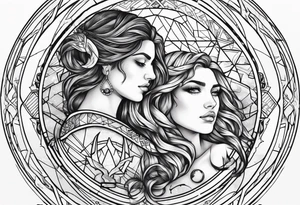 Gemini, Scorpio, Cancer, Sagittarius tattoo idea