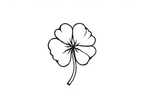 Irish clover tattoo idea