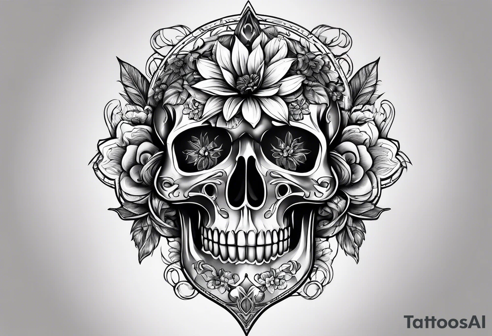 The words Memento Mori tattoo idea