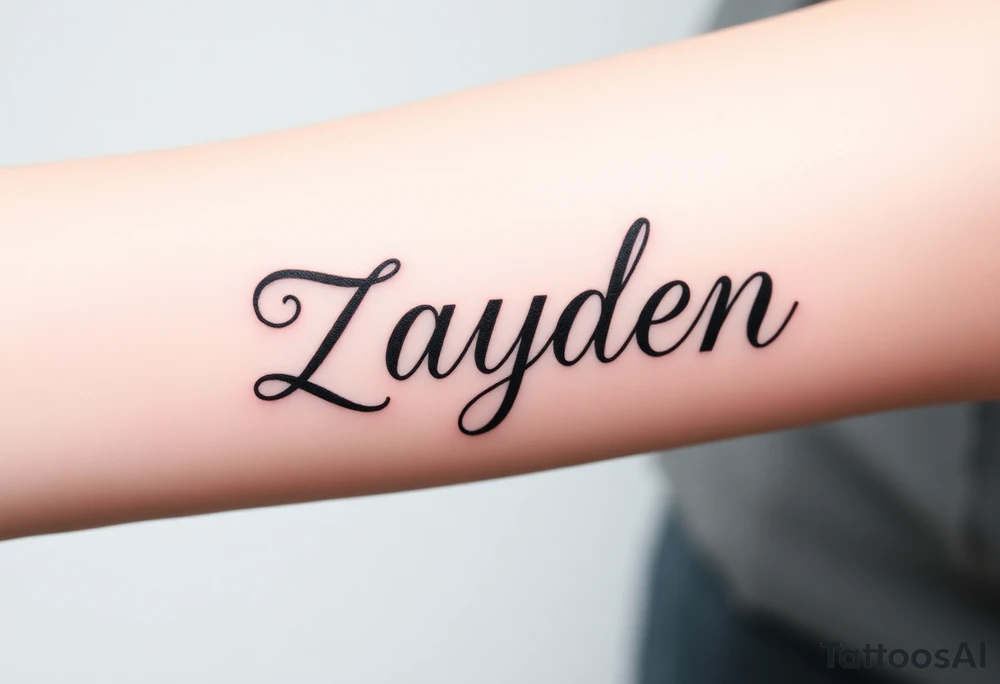 Zayden tattoo idea