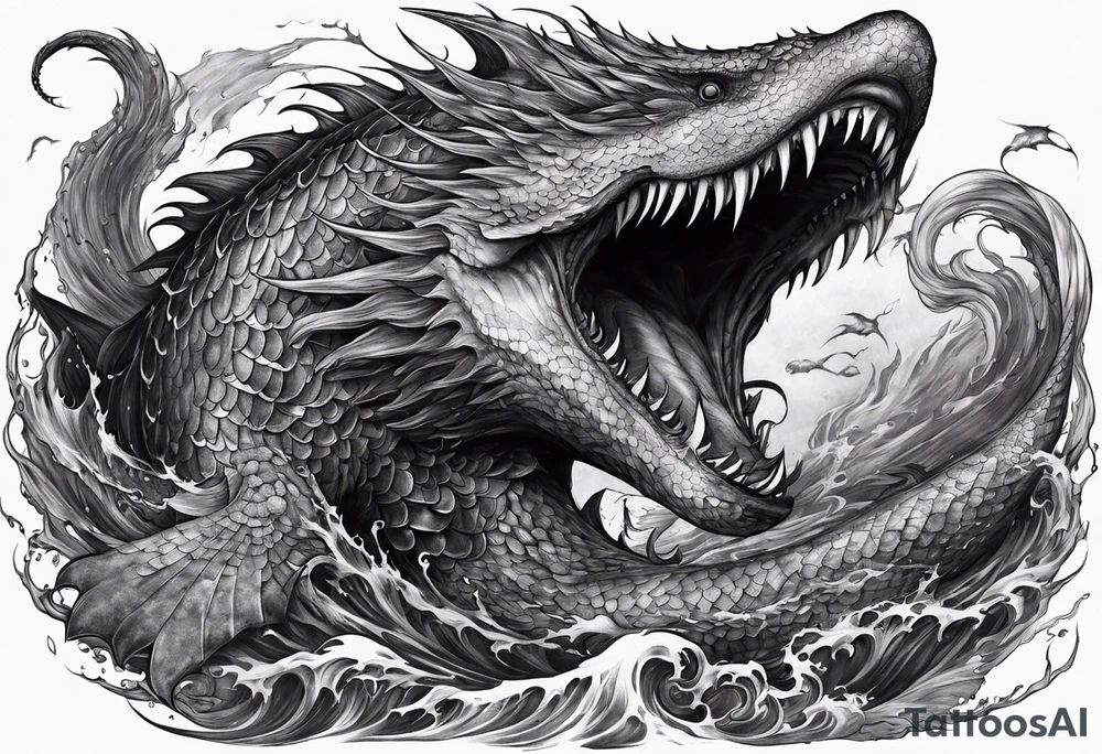 Leviathan from final fantasy tattoo idea