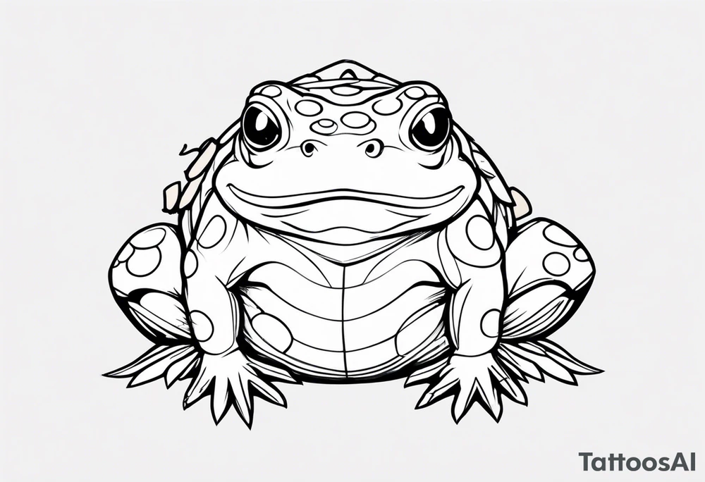 Jiraiya Naruto Gamakichi toad tattoo idea