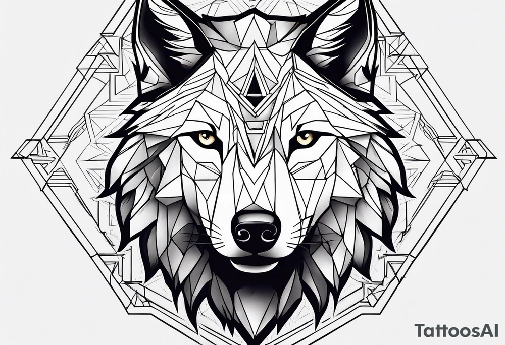 Wolf tattoo tattoo idea