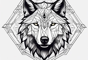 Wolf tattoo tattoo idea