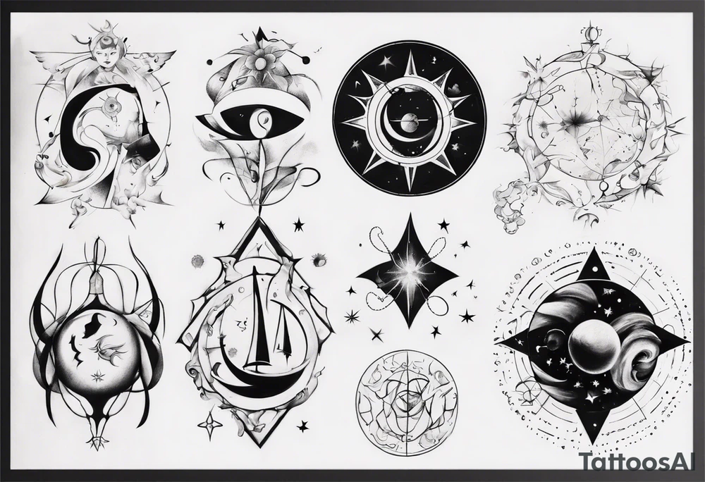 Astrology tattoo idea