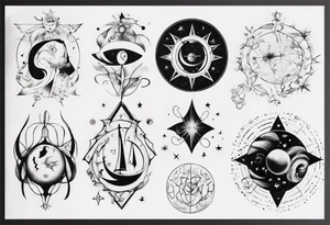 Astrology tattoo idea