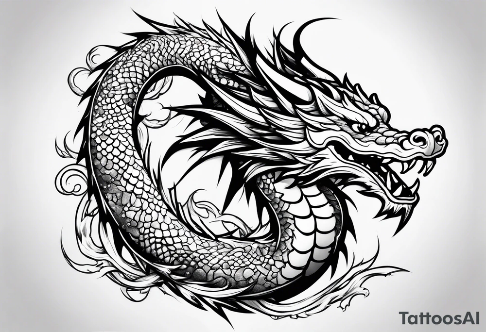 Haku Dragon tattoo idea