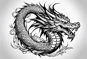 Haku Dragon tattoo idea