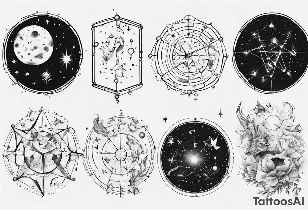 Constellations tattoo idea