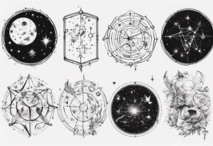 Constellations tattoo idea