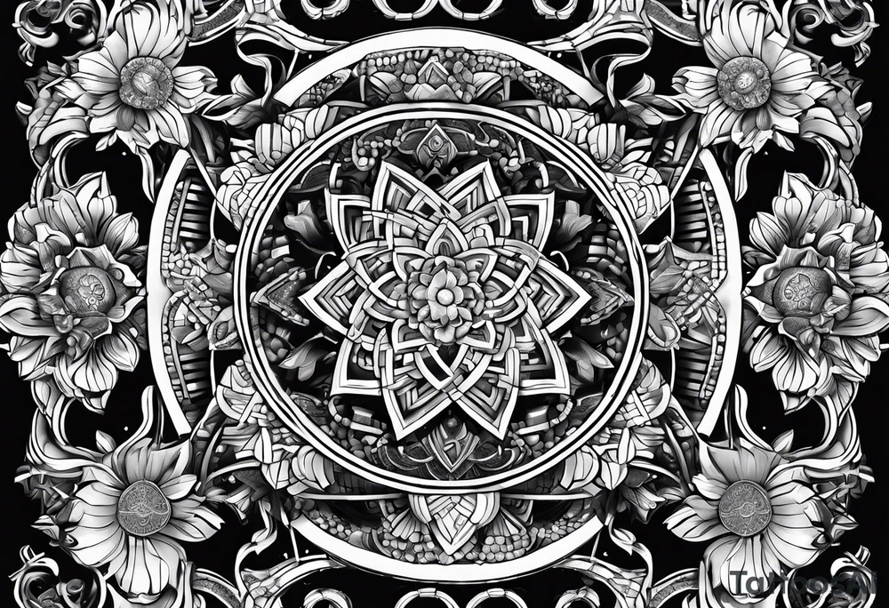 DMT molecule 11666 tattoo idea