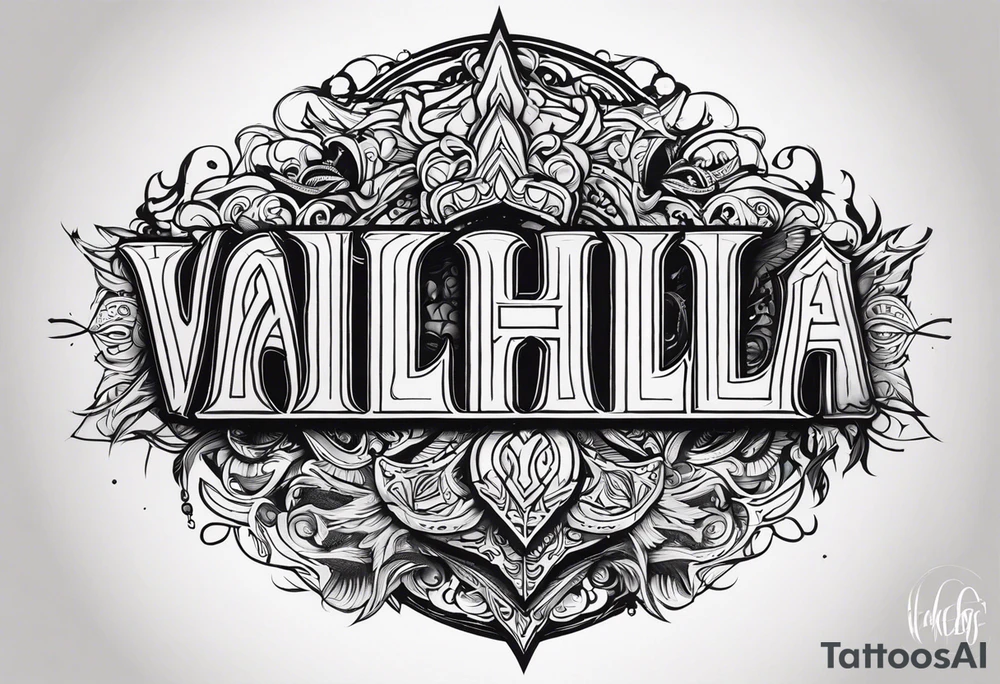 Valhalla mist tattoo idea