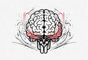 brain war against yourself discipline tattoo idea