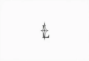 Synbol for light with a small L tattoo idea